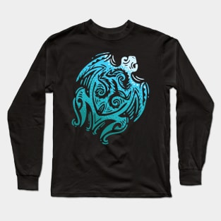 Hawaiian Tribal Turtle Shirt| Sea Turtle T Shirts Long Sleeve T-Shirt